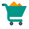 icon of a grocery cart