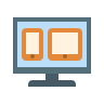 icon of a monitor