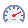 icon of a speedometer
